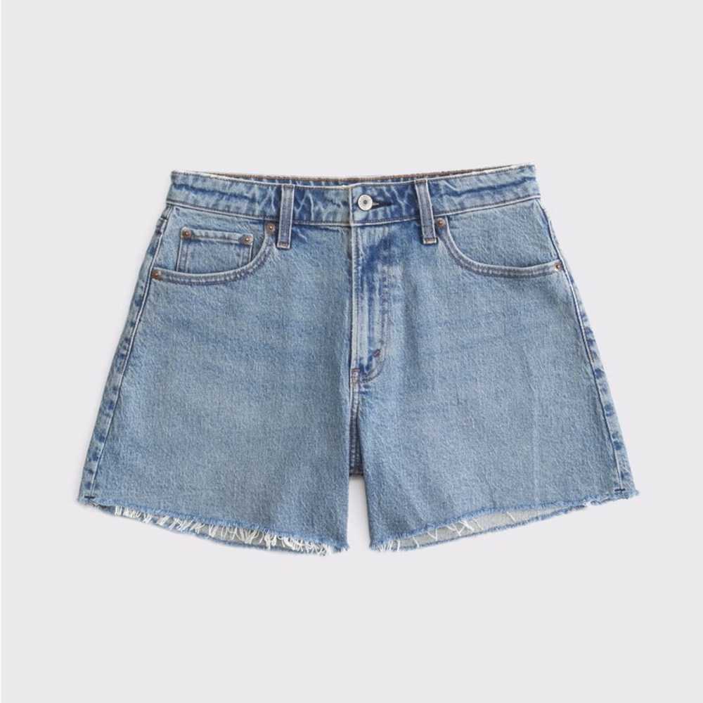 Abercrombie & Fitch Jean Curve Love High Rise Dad Short